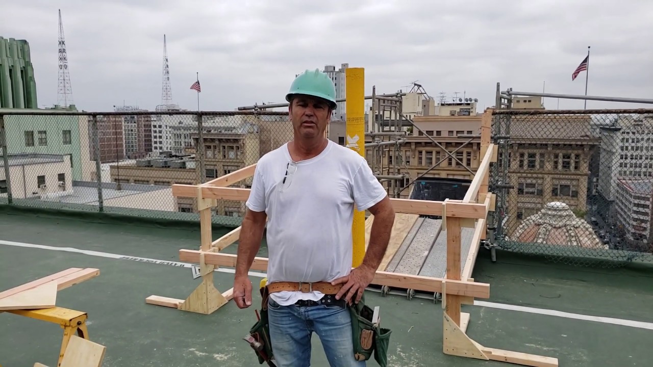 Setting up guard rail