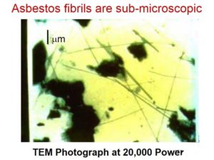 Sub-Microscopic Asbestos Fibrils